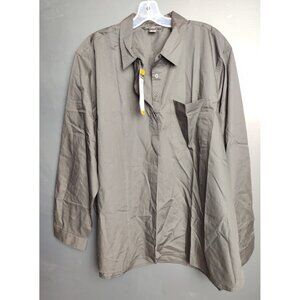 French Connection Womens Black Casual Lightweight Top Shirt Plus Size XXL